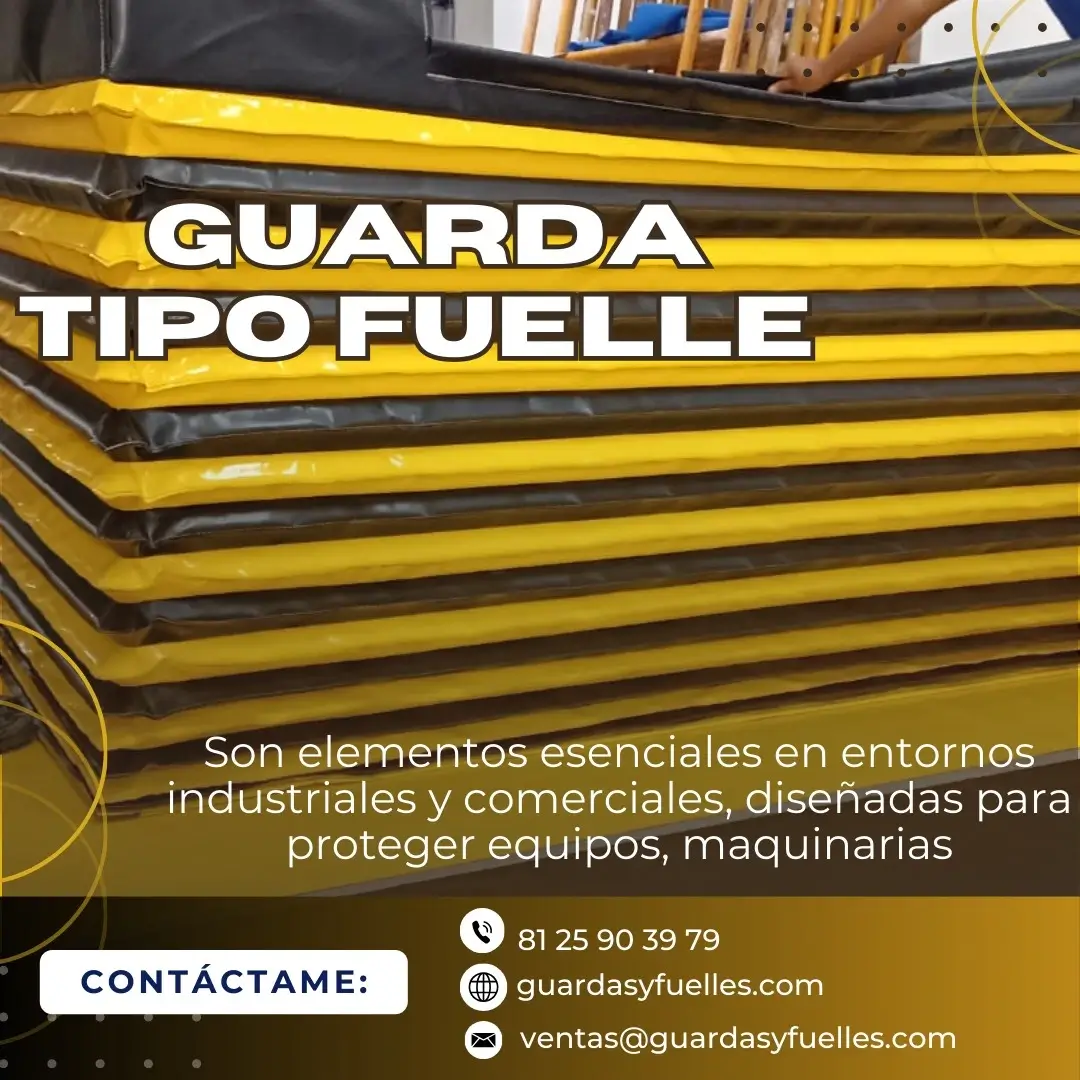 guardas tipo fuelle extendidas para plataformas de elevación