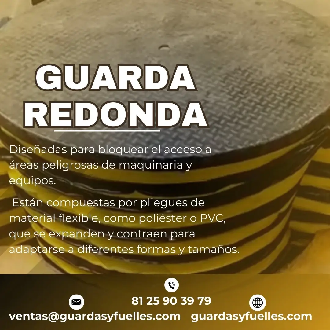 guardas y fuelles circulares para cilindros hidráulicos